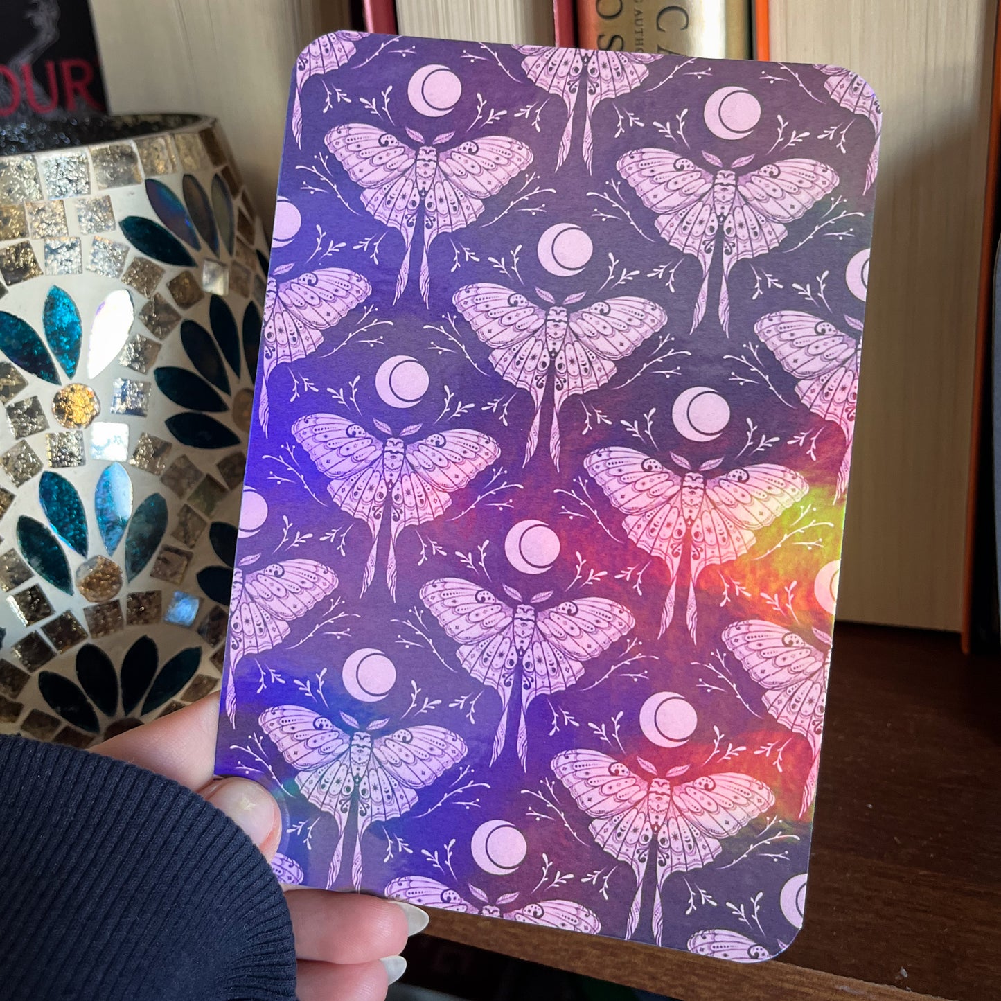 Mystical Moth - Kindle Insert For Clear Case - Kindle Accessories - Bookish Art