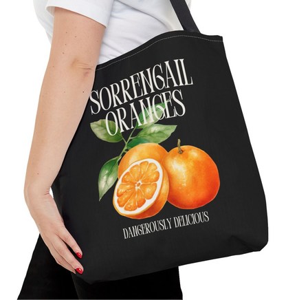 Fourth Wing 16” Tote Bag - Sorrengail Oranges