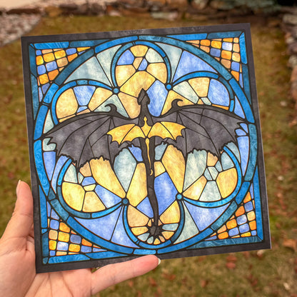 Fourth Wing Art Print - Basgiath Wall Art
