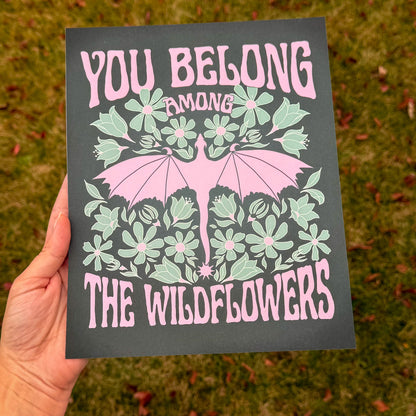 Abraxos and Wildflowers - Throne Of Glass Bookish Wall Decor