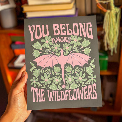 Abraxos and Wildflowers - Throne Of Glass Bookish Wall Decor