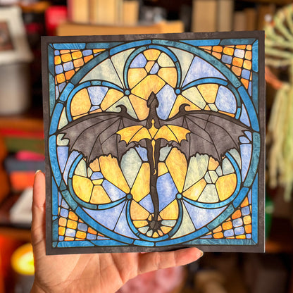 Fourth Wing Art Print - Basgiath Wall Art