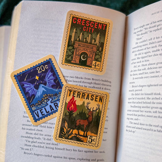 Maasverse Stamp Bookish Sticker - Book Lover Gift