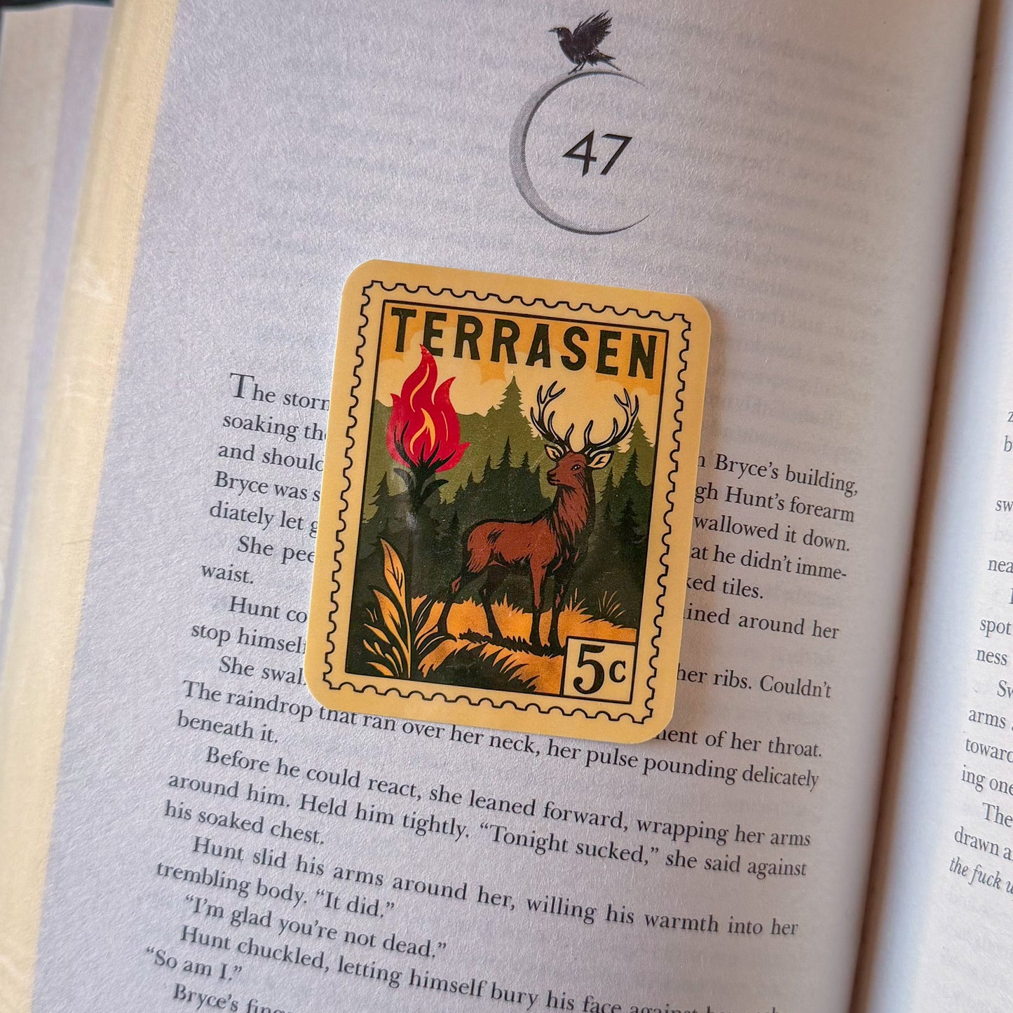 Maasverse Stamp Bookish Sticker - Book Lover Gift