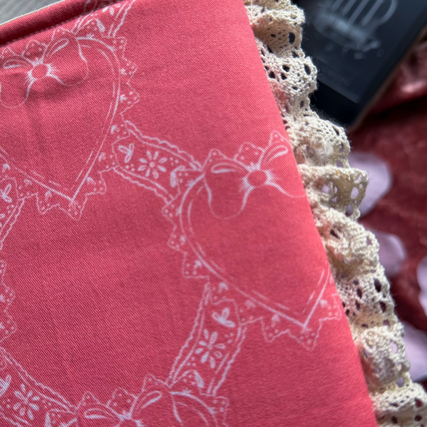 Coquette Lace Kindle Sleeve - Book Lover Gift