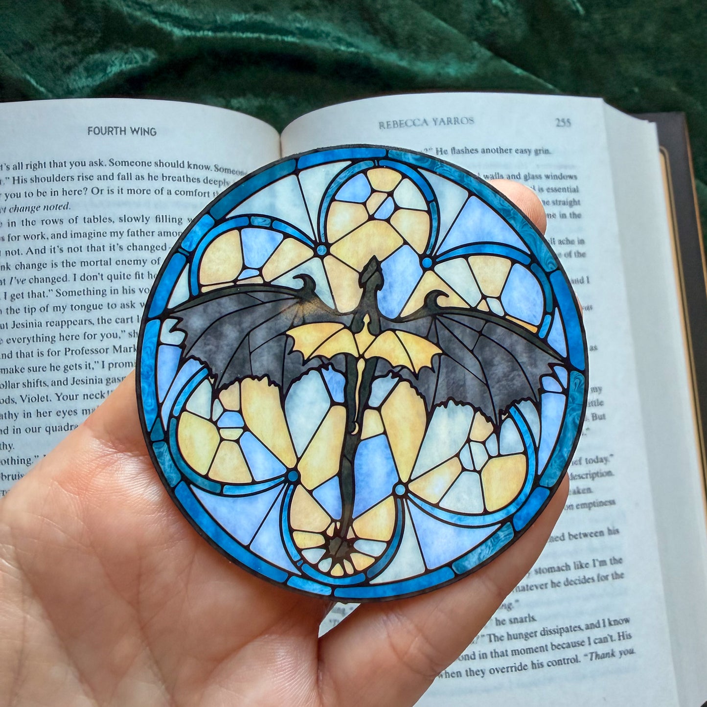 Fourth Wing Dragons 3" Bookish Kindle Sticker Romantasy Gift