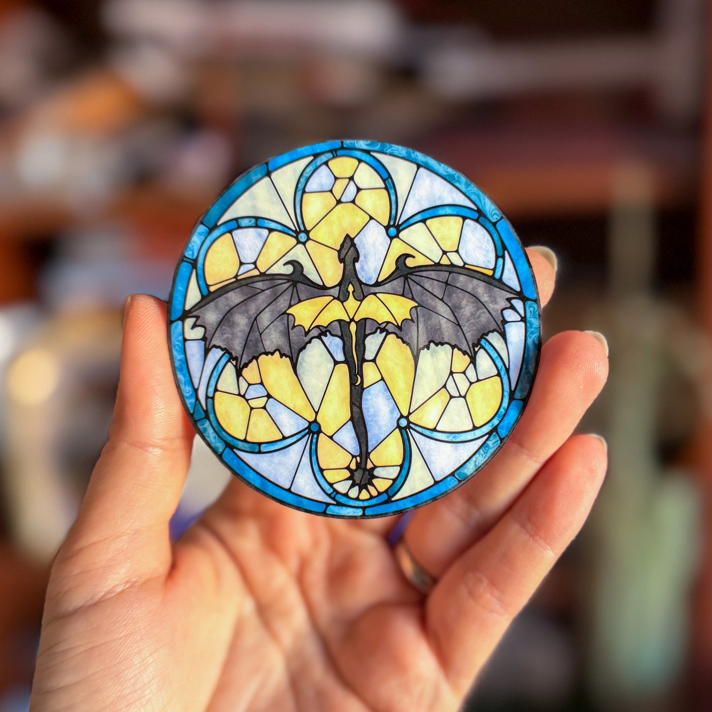 Fourth Wing Dragons 3" Bookish Kindle Sticker Romantasy Gift