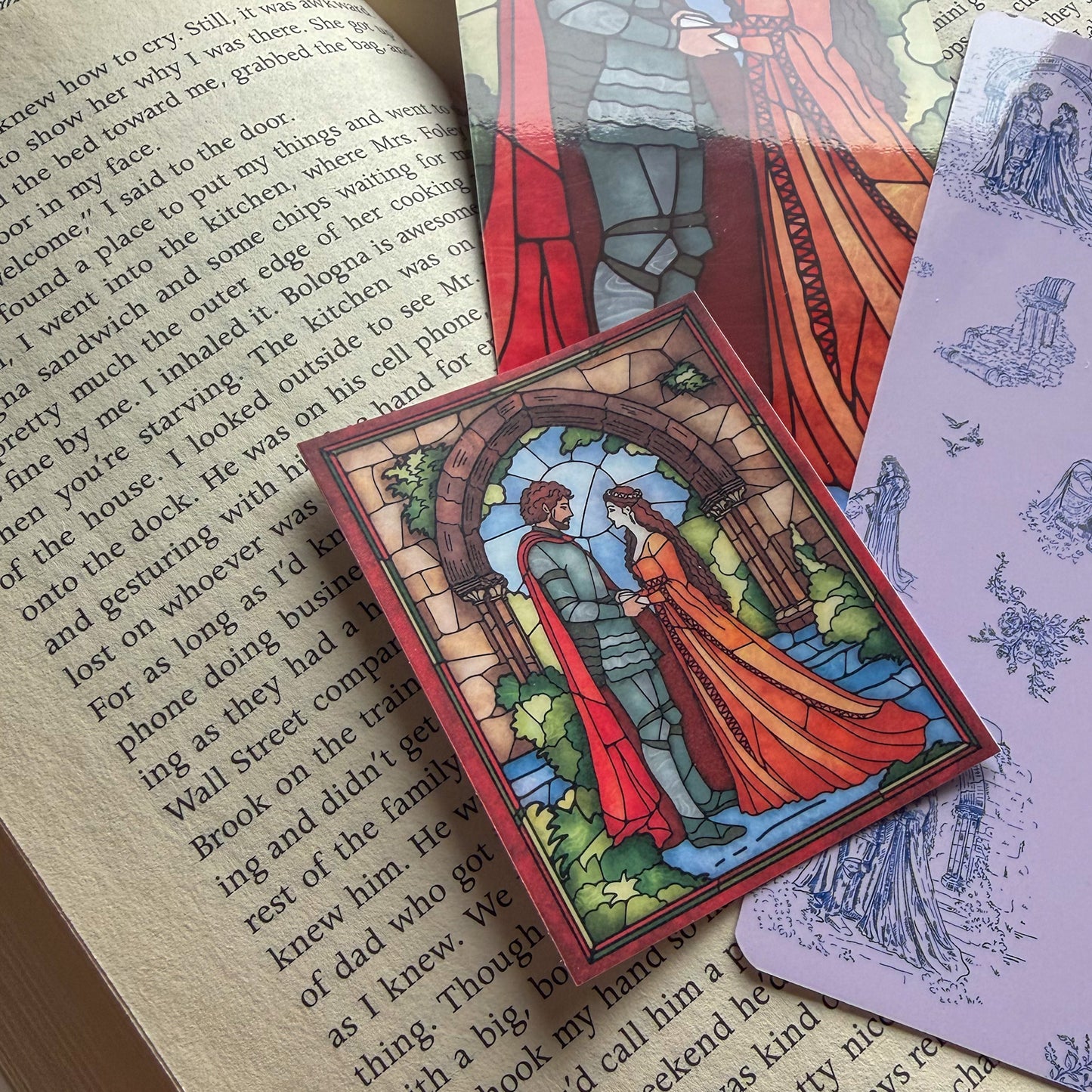 Medieval Romance Bookish Kindle Sticker