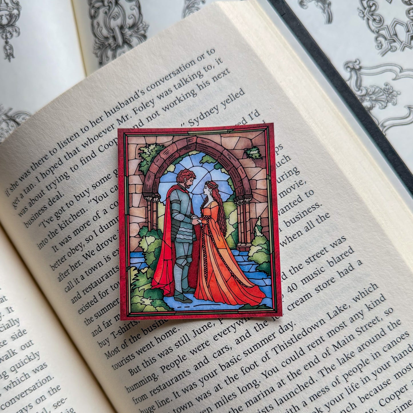 Medieval Romance Bookish Kindle Sticker