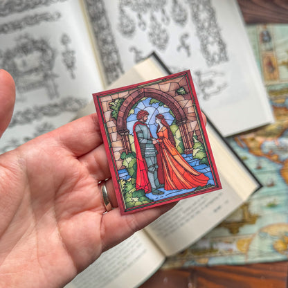 Medieval Romance Bookish Kindle Sticker