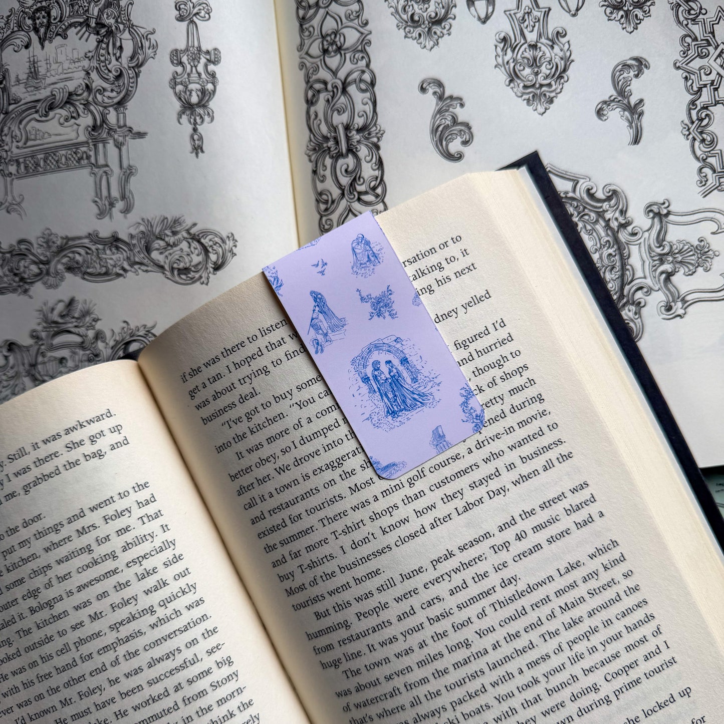 Toile De Jouy - Medieval Magnetic Bookmark - Bookish Gift