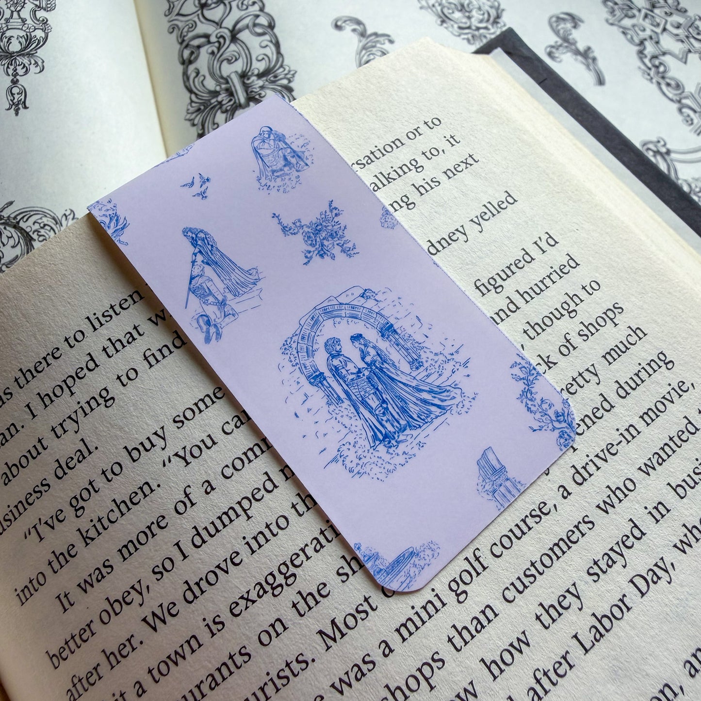Toile De Jouy - Medieval Magnetic Bookmark - Bookish Gift