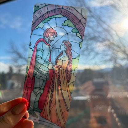 Stained Glass Style Acrylic Bookmark - Book Lover Gift