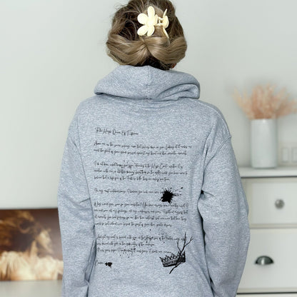 The Cruel Prince Hoodie - The Folk Of The Air Bookish Hooded Sweatshirt - Cardan Letters To Jude Duarte