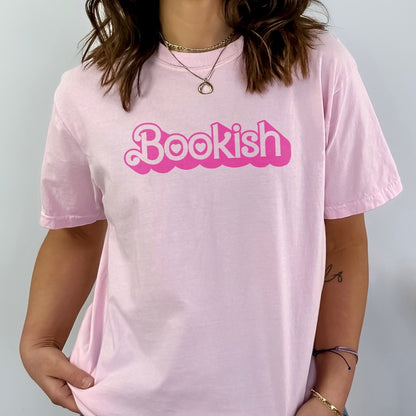 Pink Bookish Tee - Comfort Colors Bookish Shirt