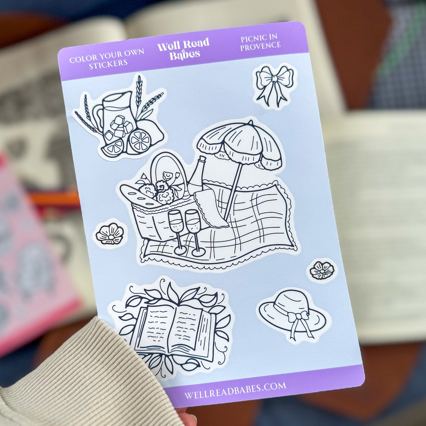 Coloring Sticker Sheet Set