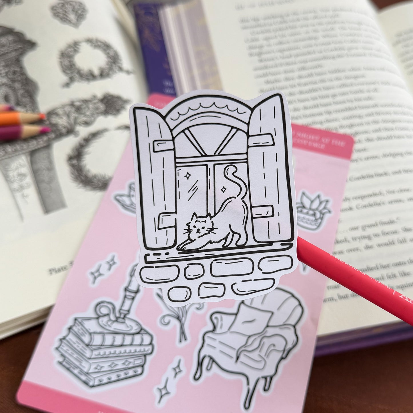 Coloring Sticker Sheet Set