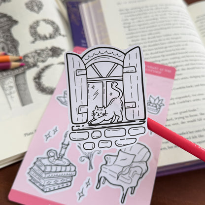 Coloring Sticker Sheet Set