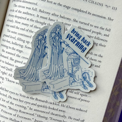 Medieval Romance Bookish Kindle Sticker