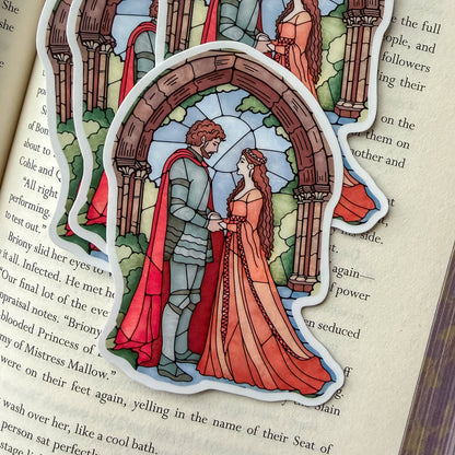 Medieval Romance Bookish Kindle Sticker