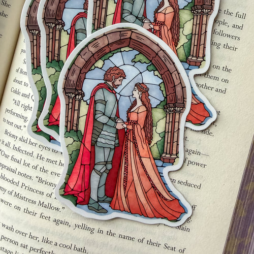 Medieval Romance Bookish Kindle Sticker