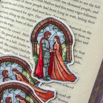 Medieval Romance Bookish Kindle Sticker