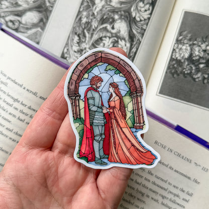 Medieval Romance Bookish Kindle Sticker