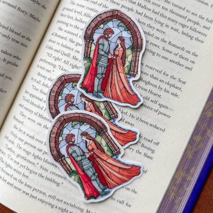 Medieval Romance Bookish Kindle Sticker