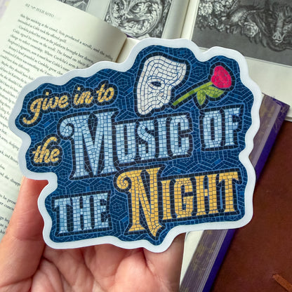 Phantom of the Opera Mosaic Bookish Sticker