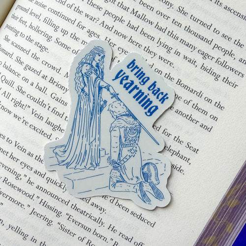 Medieval Romance Bookish Kindle Sticker