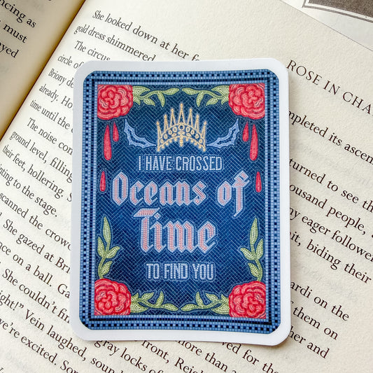 Dracula a Love Tale Mosaic Bookish Sticker