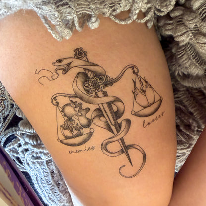 Enemies To Lovers Temporary Tattoo