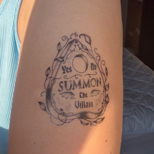 Morally Gray Temporary Tattoo
