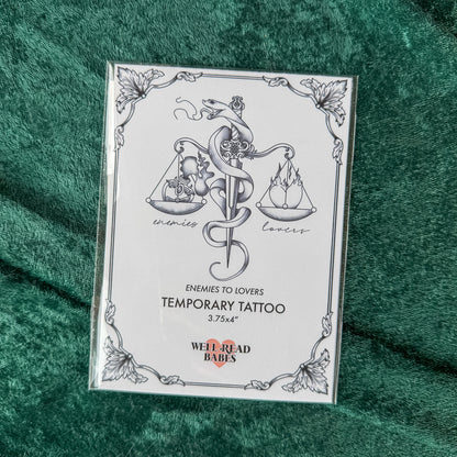 Enemies To Lovers Temporary Tattoo