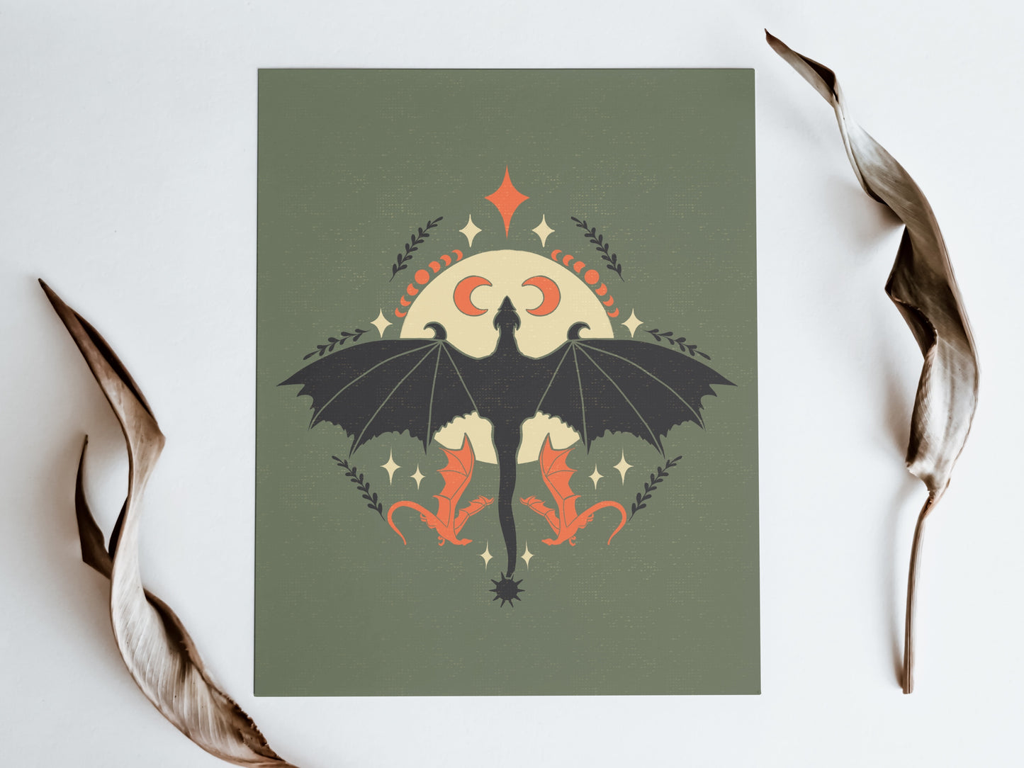 Fourth Wing Art Print - Basgiath Wall Art