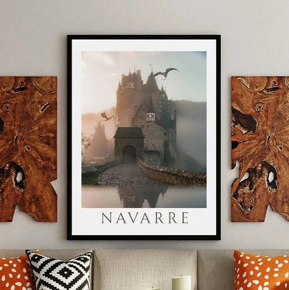 Fourth Wing Art Print - Basgiath Wall Art