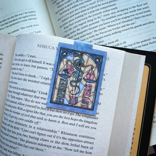 Book Tropes Enemies To Lovers Magnetic Bookmark