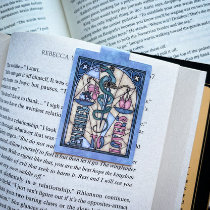 Book Tropes Enemies To Lovers Magnetic Bookmark