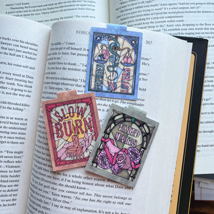 Book Tropes Enemies To Lovers Magnetic Bookmark