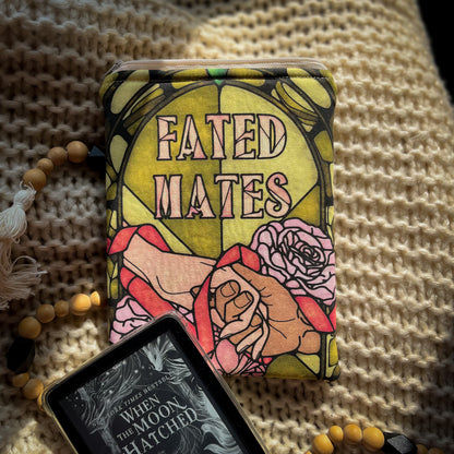 Book Tropes Collection Fated Mates - Kindle Sleeve with Zipper - Book Lover Gift