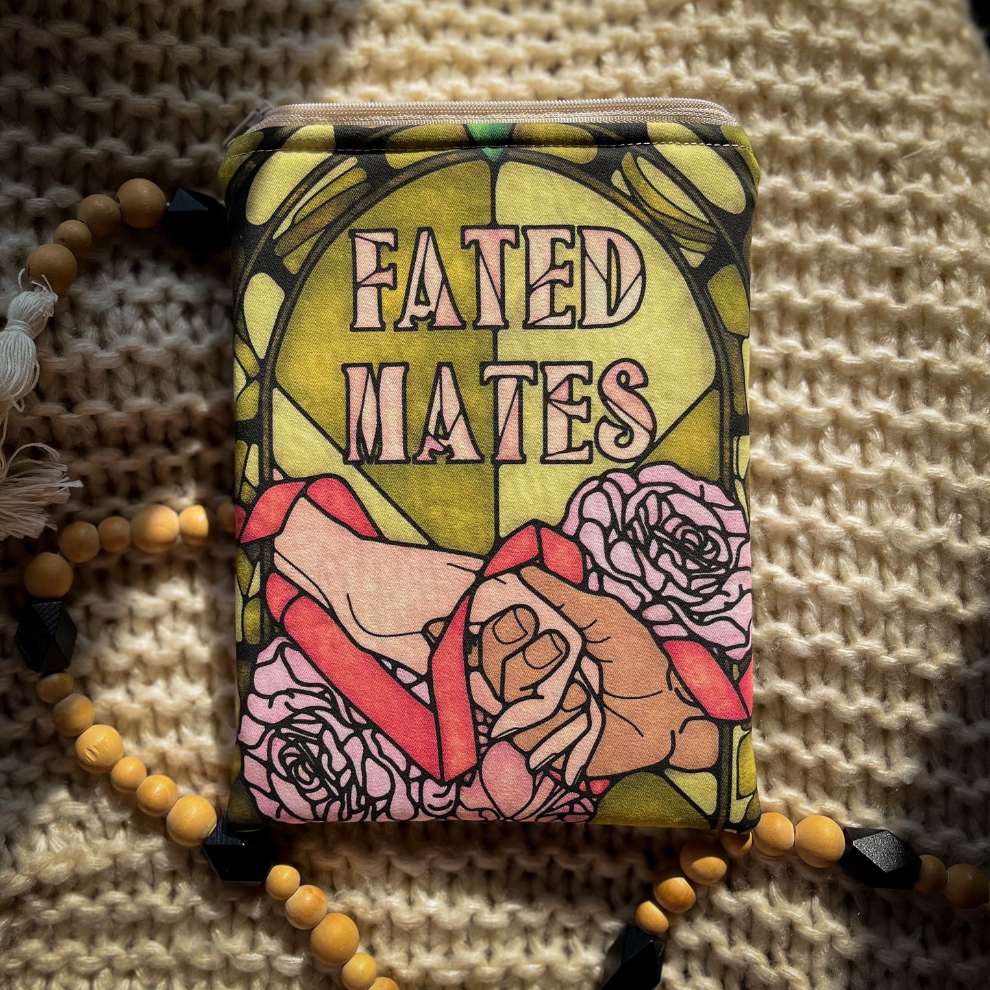 Book Tropes Collection Fated Mates - Kindle Sleeve with Zipper - Book Lover Gift