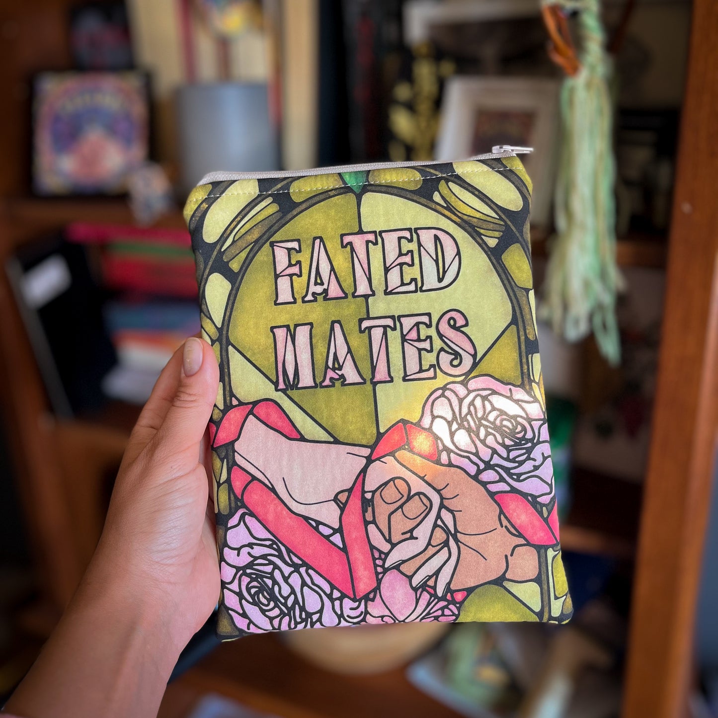 Book Tropes Collection Fated Mates - Kindle Sleeve with Zipper - Book Lover Gift