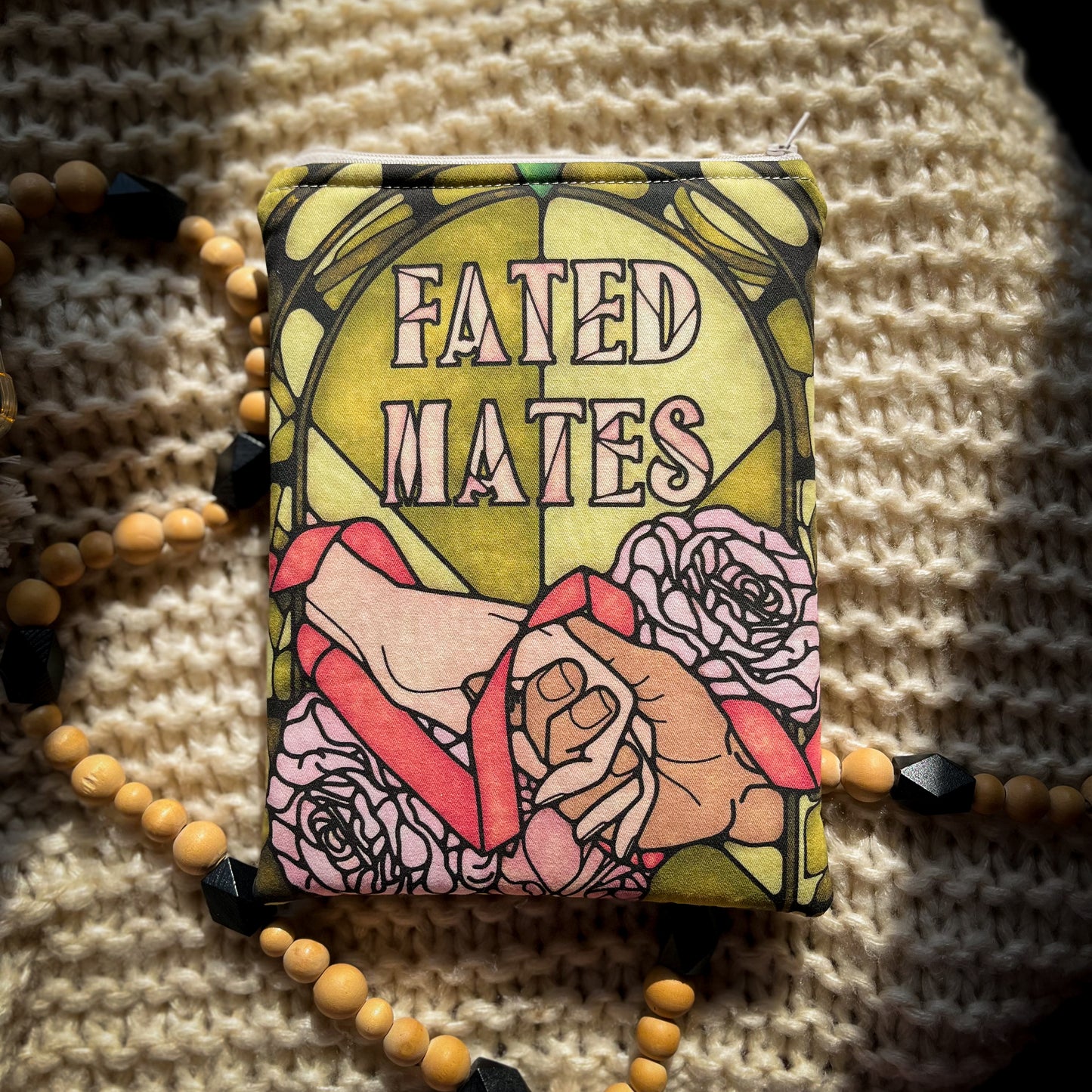 Book Tropes Collection Fated Mates - Kindle Sleeve with Zipper - Book Lover Gift