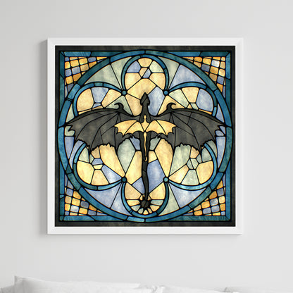 Fourth Wing Art Print - Basgiath Wall Art