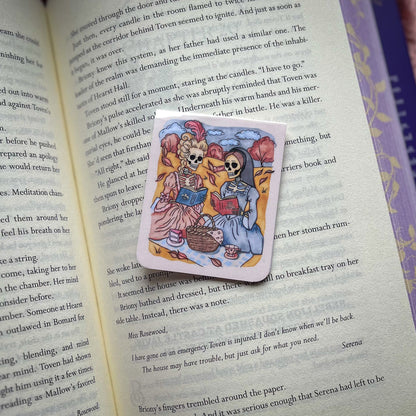 Bookish Halloween Magnetic Bookmark - Anne Boleyn & Marie Antoinette