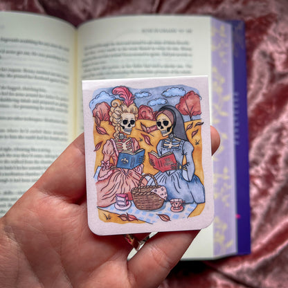 Bookish Halloween Magnetic Bookmark - Anne Boleyn & Marie Antoinette