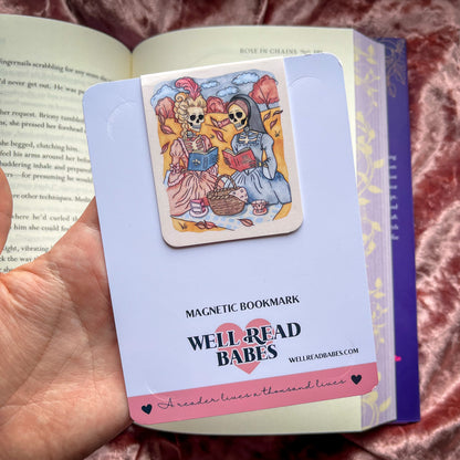 Bookish Halloween Magnetic Bookmark - Anne Boleyn & Marie Antoinette