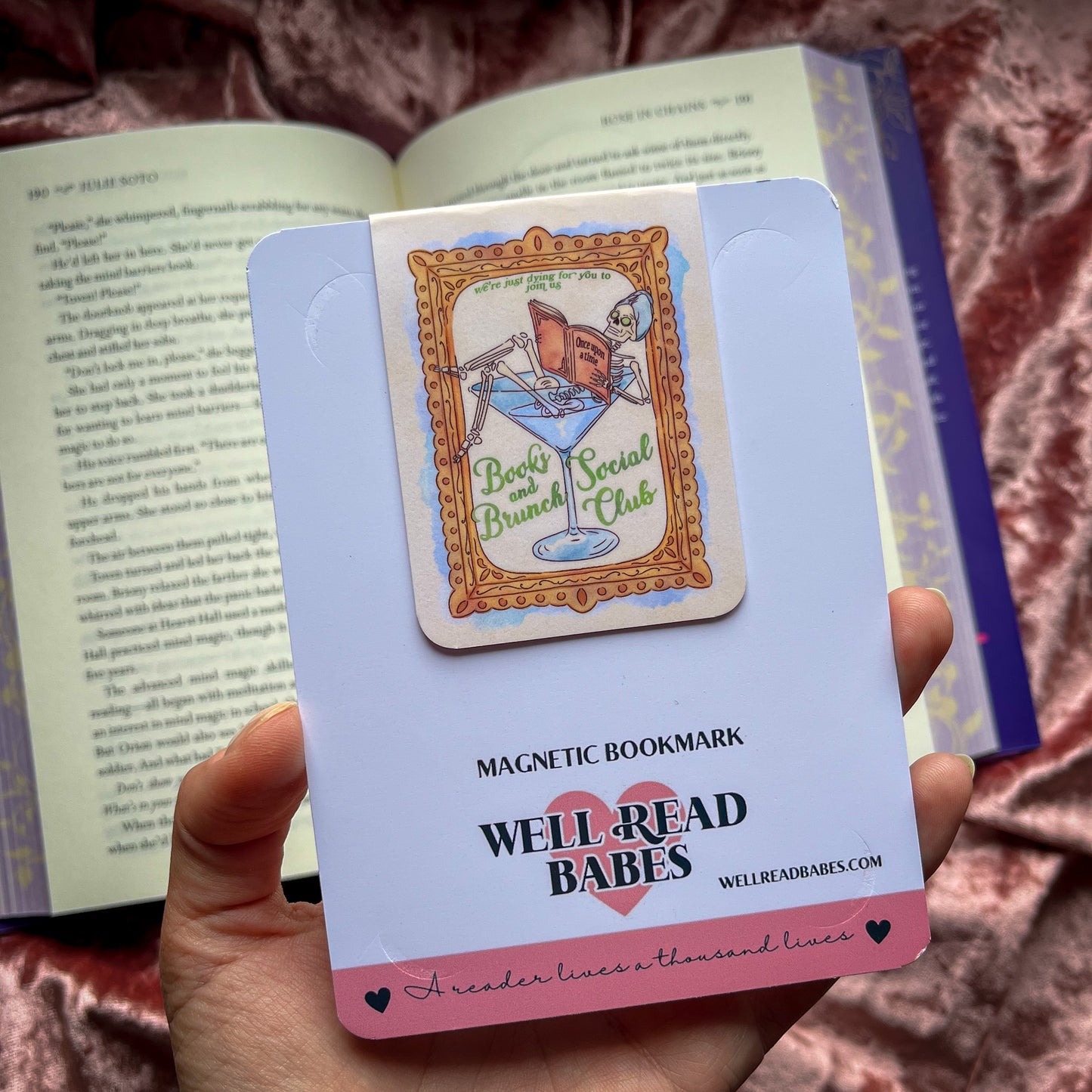 Bookish Halloween Magnetic Bookmark