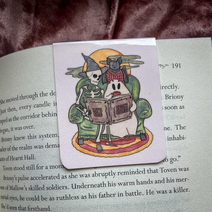 Bookish Halloween Magnetic Bookmark
