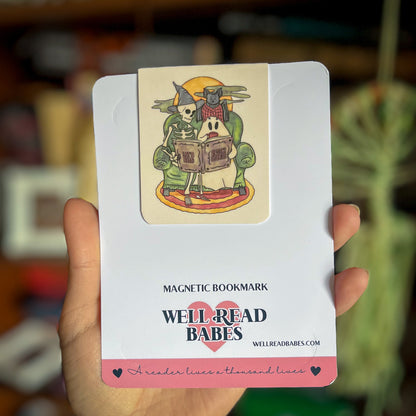 Bookish Halloween Magnetic Bookmark